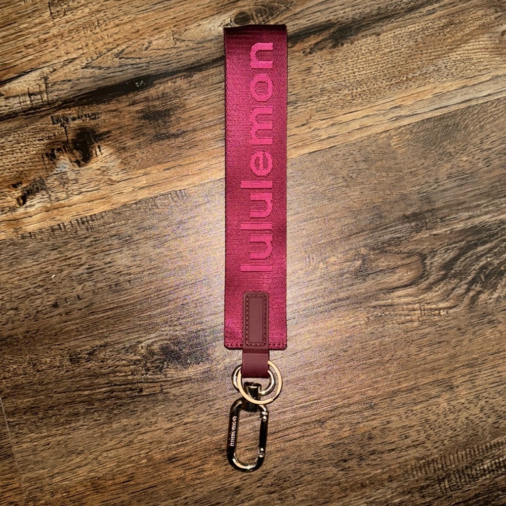 Lululemon Never Lost Keychain